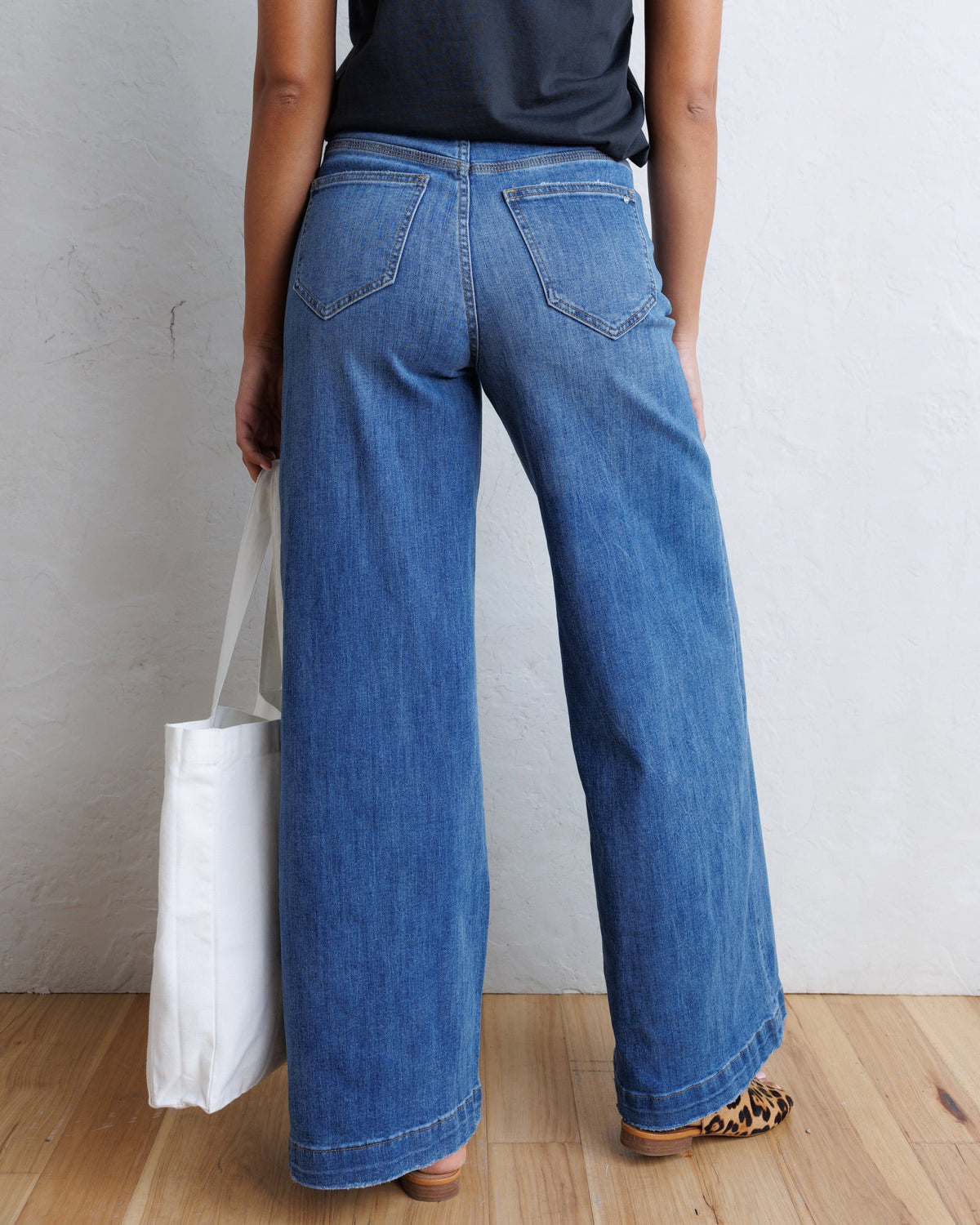 Super High Wide Leg Slouchy Wash