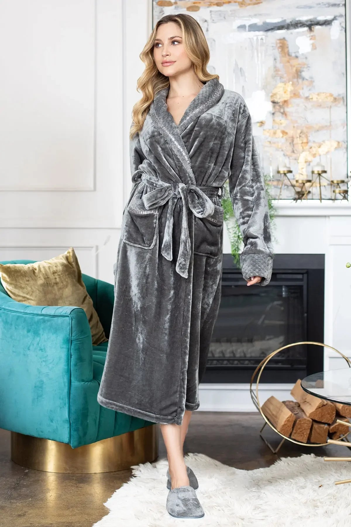 Women's Ultra Soft Plush Bathrobe